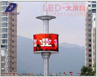 德彩LED广告显示屏全面拉开传统平面广告升级新时代