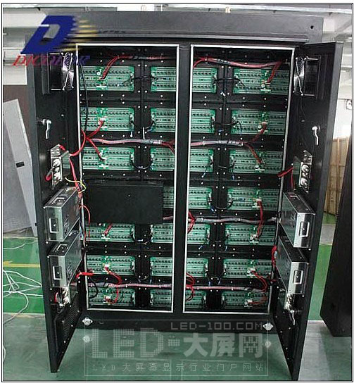 德彩光电户外P20LED显示屏出口德国 采用EMC部分设计标准