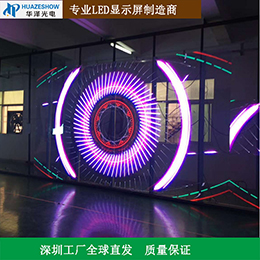 华泽光电P3.91-7.81透明LED屏商店橱窗玻璃幕墙4S店首选
